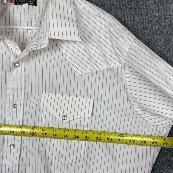 Vintage Western Classics By Guy Garrett Pearl Snap Shirt Men’s 18.5 34 - Picture 7 of 8